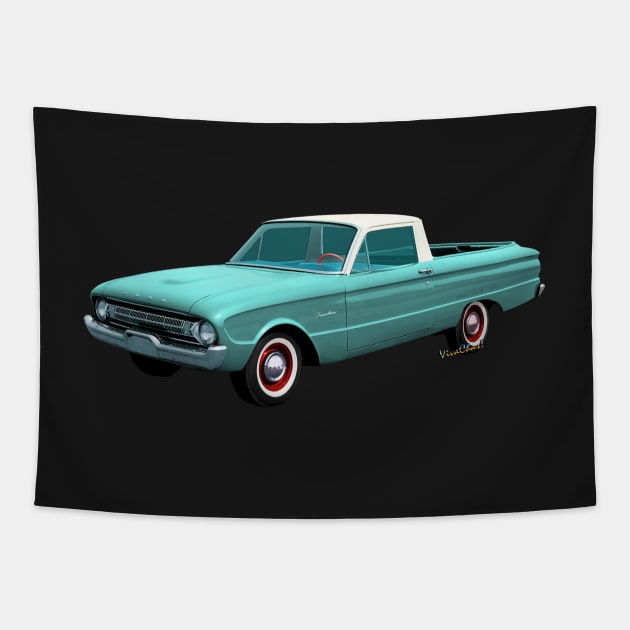 2nd Generation Falcon Ranchero 1960 Tapestry by vivachas