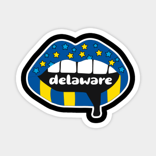 Delaware Lips Magnet