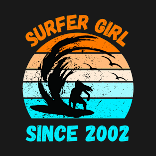 Surfer girl since 2002 T-Shirt