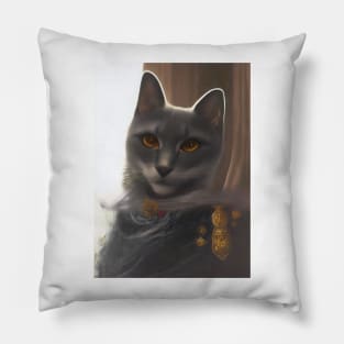 Mystic Mage cat: Purr Gwen Pillow