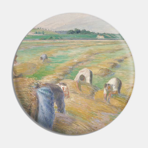 The Harvest by Camille Pissarro Pin by Classic Art Stall