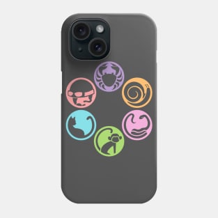 Bakemonogatari girls (Monogatari Series) icons (Shinobu Helmet ver.) Phone Case