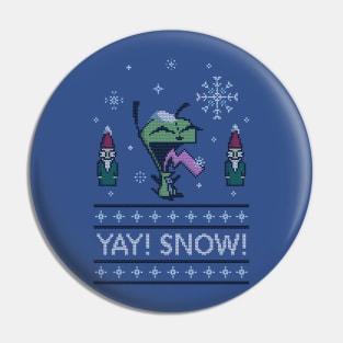 Yay! Snow! Pin