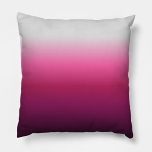 preppy Chic  magenta gradient Ombre white pink burgundy Pillow