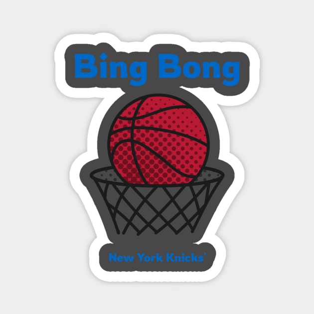 Bing Bong New York Knicks Spoof Magnet by serjbondjazz