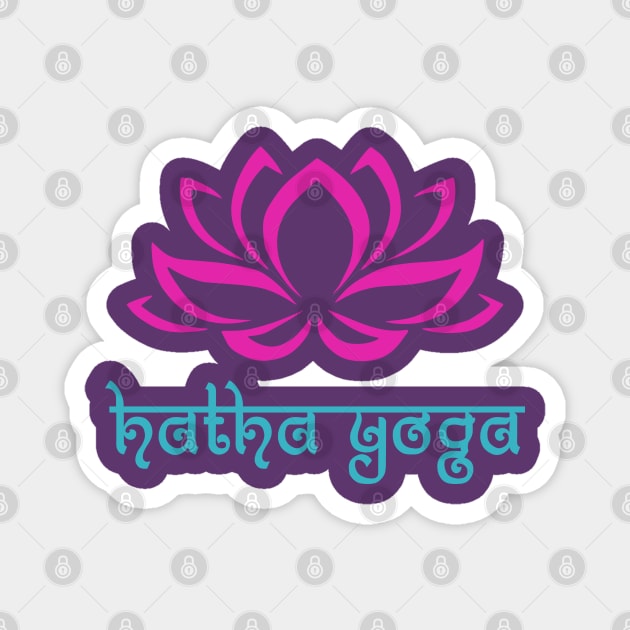 Hatha Yoga Magnet by Scar