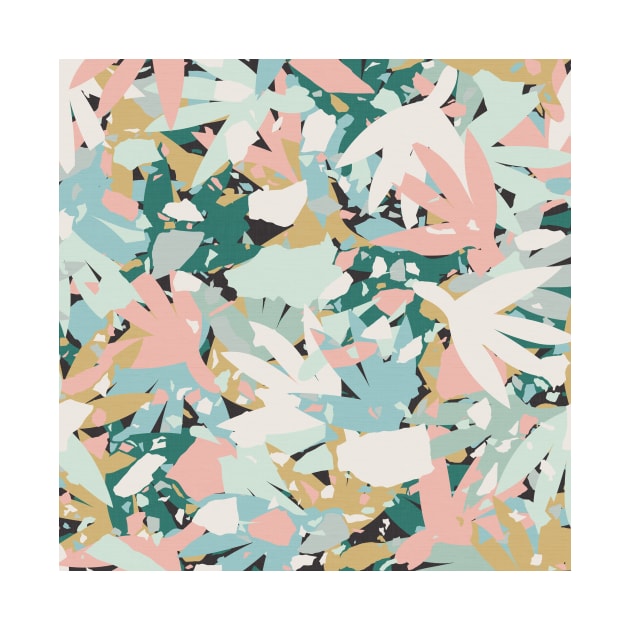 Maximalist Modern Shapes / Pastel Garden by matise