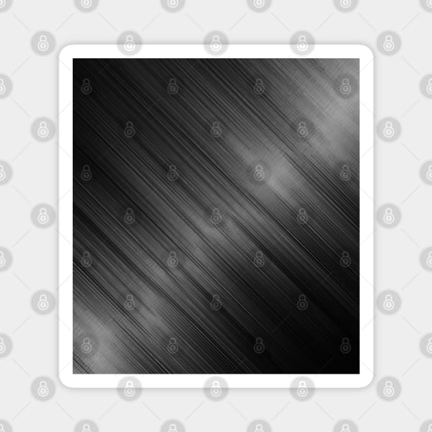 Black textured shiny background Magnet by Spinkly