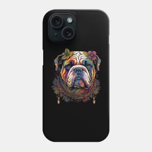 Hippie Bulldog Phone Case