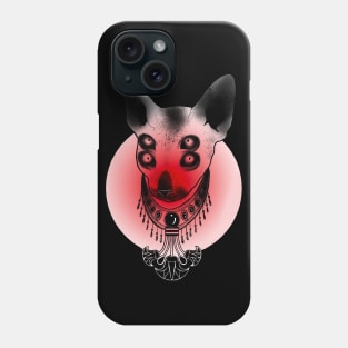 Adri Psycho Doll - Cat in red Phone Case