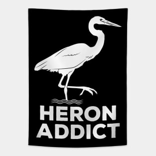 Heron Addict - Bird Watching Tapestry
