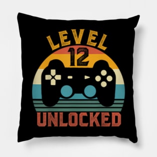 Level 12 Video 12th Birthday Pillow