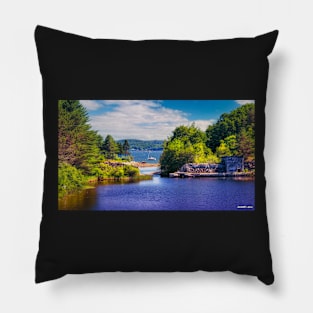 Body of Water in Rural Maine Pillow