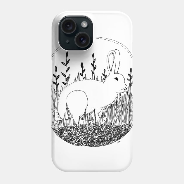 White Rabbit Phone Case by LauraKatMax