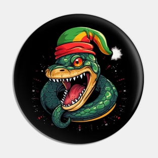 Eel Christmas Pin