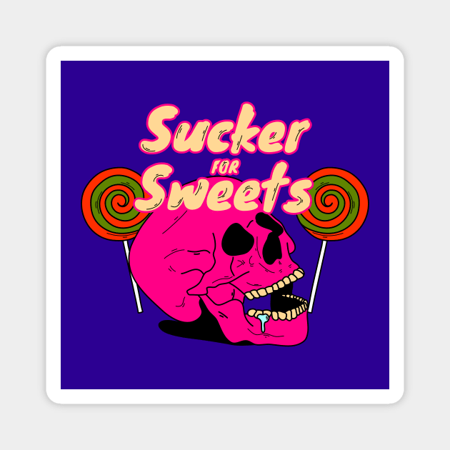 Sucker for sweets Magnet by magyarmelcsi