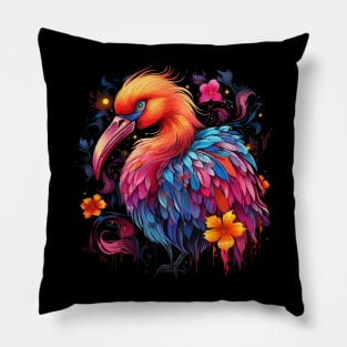 Flamingo Rainbow Pillow