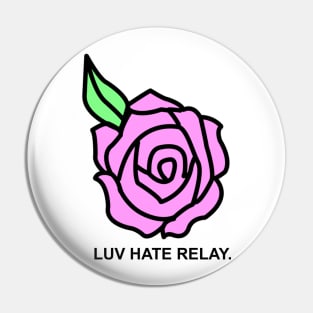 Pink Rose Tee Pin