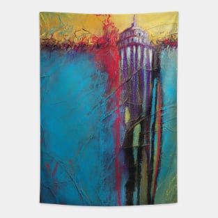 Weeping Capitol Pastel Painting Tapestry