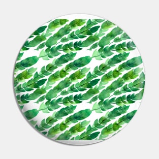Watercolor Leaves Pattern Pin