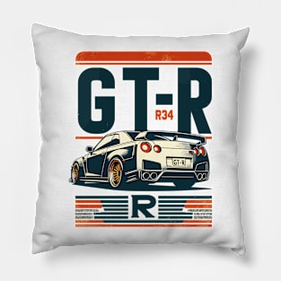 Nissan GTR R34 Pillow