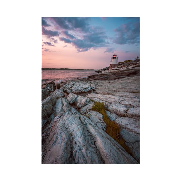 Castle Hill lighthouse in Newport, Rhode Island by jswolfphoto