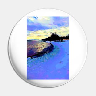 Snow Day Beach Day Pin