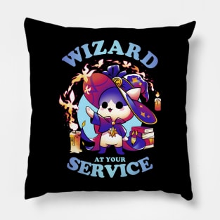 Wizard's Call - cute gamer and geek Pillow