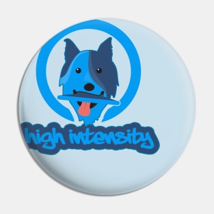 Cute Energetic Dog Pin