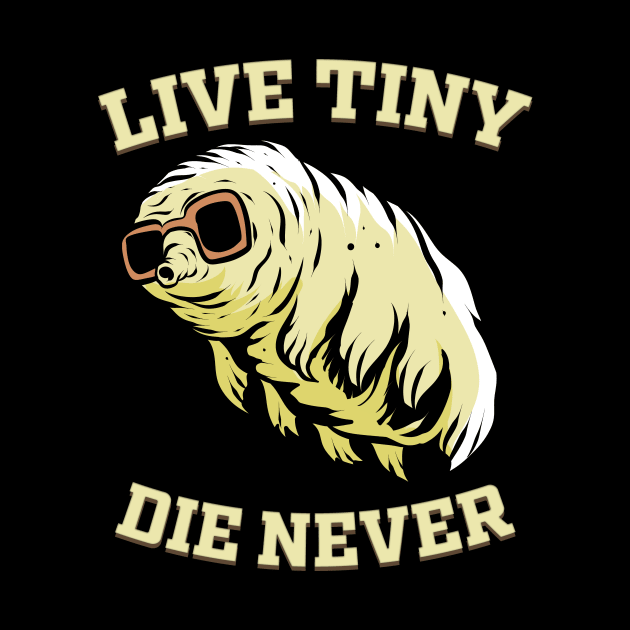 Tardigrade Live Tiny Die Never Water Bear Microbiology by ChrisselDesigns