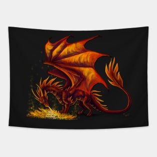 Pyro Dragon Tapestry