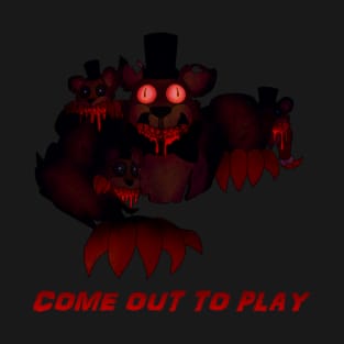 Nightmare Freddy- Come out to Play T-Shirt