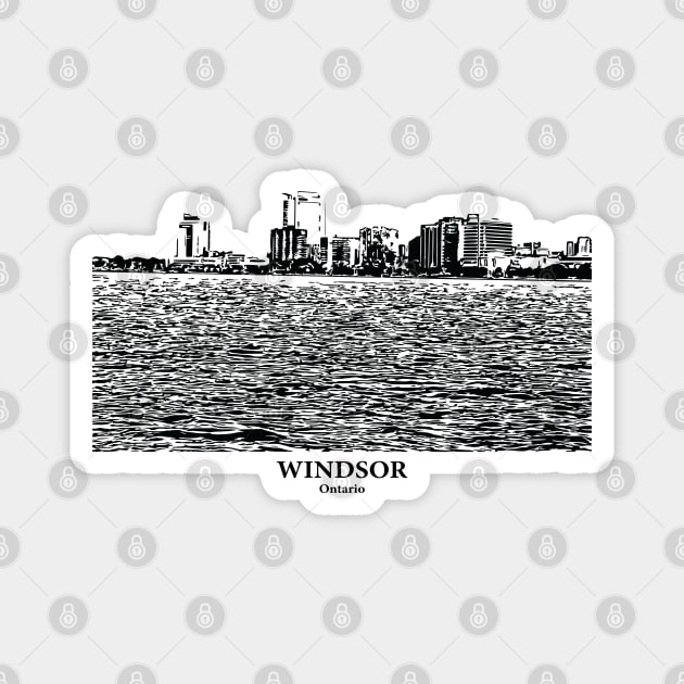 Windsor - Ontario Magnet by Lakeric