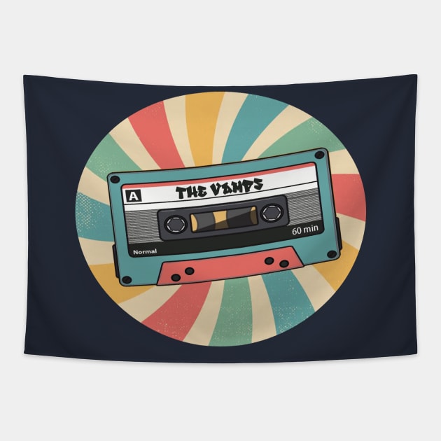 retro the vamps Tapestry by Saha Paloma Ilustra