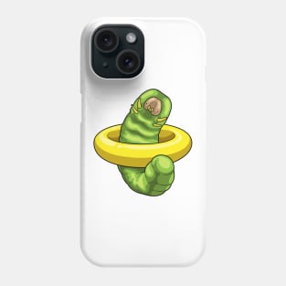 Caterpillar Swimming Lifebuoy Phone Case