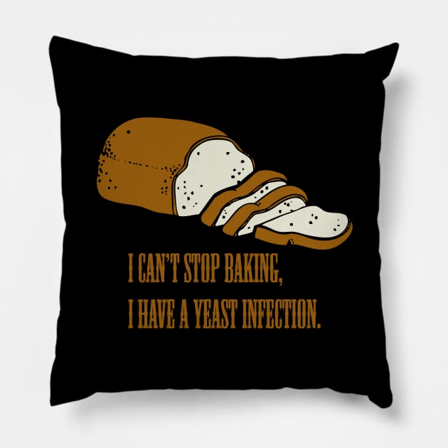 Yeast Infection Pillow by DementedDesigns