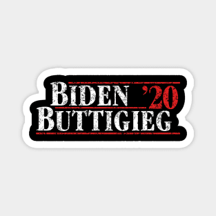 Joe Biden and Pete Buttigieg on the one ticket. Politique Biden Buttigieg 2020 Vintage Designs Magnet