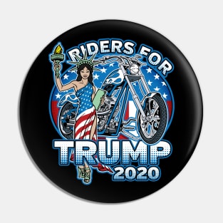 Riders For Trump 2020 Motorcycle Pin
