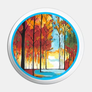 AUTUMN Mood Painting Pin