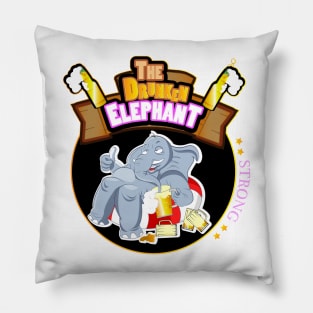 the drunken elephant Pillow