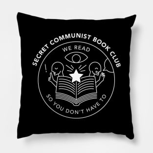 Secret Commie Book Club Pillow