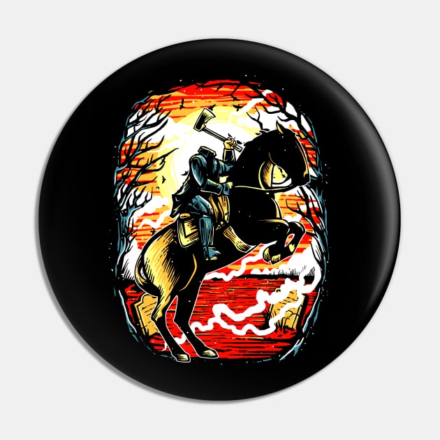 Headless Horseman Pin by drewbacca