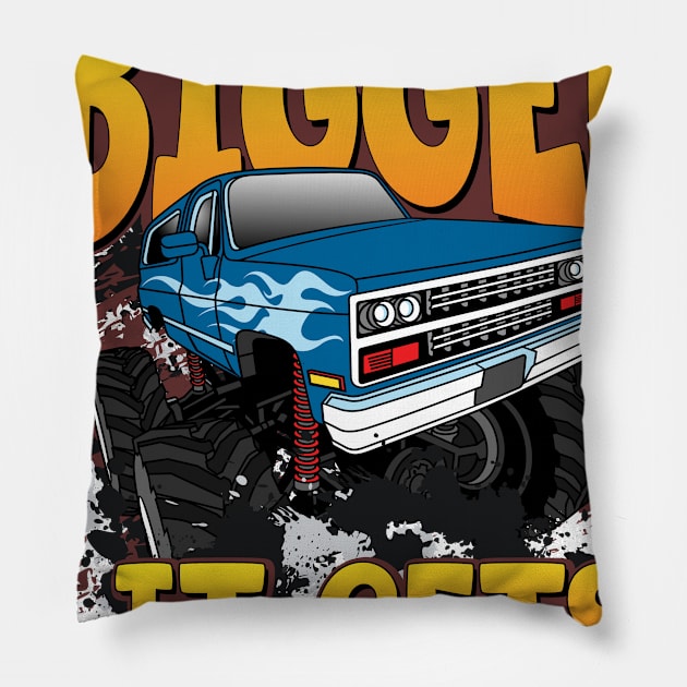 'The More I Play With It' Awesome Truck Gift Pillow by ourwackyhome