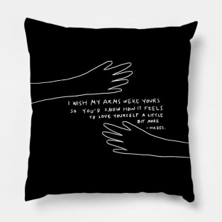 I wish my arms were yours (dark) Pillow