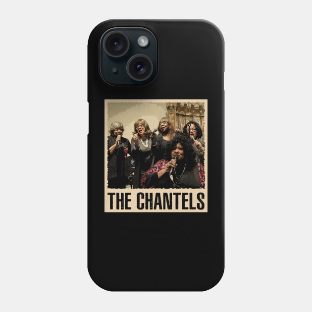 Vintage Reverie Chantel Band T-Shirts, Immerse Yourself in the Soulful Echoes of Classic Harmony Phone Case by JaylahKrueger