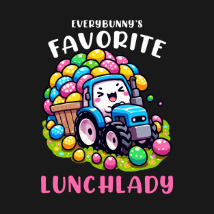 Everbunny's Favorite Lunchlady I Easter Bunny T-Shirt