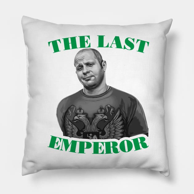 The last emperor - Fedor Emelianenko Pillow by Sport Siberia