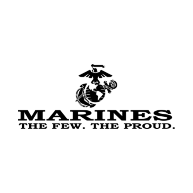 Men_s US marines usmc marine corps design the few the proud yellow tee ...