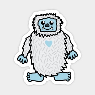 Cute Yeti Magnet