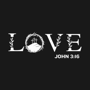 LOVE John 3:16 Christian T-Shirt